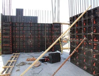 Structure en aluminium béton pour la construction de la maison, système de structure en plastique réutilisable