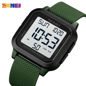 Skmei 1894 <span class=keywords><strong>Orologio</strong></span> <span class=keywords><strong>da</strong></span> <span class=keywords><strong>Polso</strong></span> Sportivo alla Moda, Impermeabile 5ATM, Display LED con Retroilluminazione, per <span class=keywords><strong>Uomo</strong></span> - Product Image 2