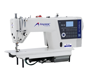 Máquina de Coser Industrial Computarizada AS-ML10 de Alta Velocidad 220V con Motor de 2 Pasos y Mecanismo de Arrastre por Caída - Product Image 1