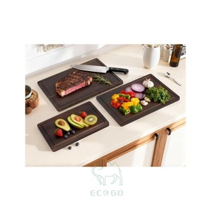 Tabla de Cortar de Madera de Acacia ECO GO Premium para Cocina, 100% Ecológica, Personalizable, con Ranura para Jugos, Resistente, Apta para Cuchillos, para Servir - Product Image 2