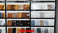 Feuille de stratifié acrylique anti-rayures à motif marbre métallique pour panneau mural, imperméable, PMMA pour la décoration intérieure