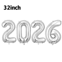 Ballons personnalisés en Mylar doré de 32 pouces, personnalisables, logo, ballon à l'hélium, nouvel an, anniversaire, fête de naissance, accessoire de fête
