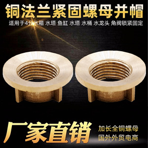 ข้อต่อทองเหลืองแบบหน้าแปลนพร้อมน็อต ขนาด 15 มม. สำหรับงานประปา - Product Image 2