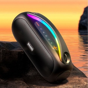 P19 60W woofer và Tweeter Hifi TWS EQ Loa RGB LED Đèn xách tay IPX5 không thấm nước karaoke Loa hỗ trợ có dây Mic - Product Image 1