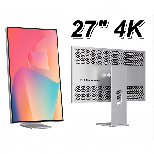 Monitor 4k 27 Inch Aluminum Monitor for Studio Lcd Displays IPS Monitor Pc Screen 4k Display with USB-C for Design Use