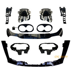 Pièces automobiles W118 facelift diffuseur arrière pour Mercedes Benz W118 modifié CLA A45 diffuseur 2019 <span class=keywords><strong>2020</strong></span> - Product Image 6