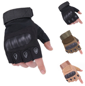 Gants de sport et d'exercice mi-doigts DFTG201 Ranger pour activités extérieures, noirs, kaki, verts - Product Image 1