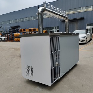 Kegerator portátil <span class=keywords><strong>de</strong></span> acero inoxidable <span class=keywords><strong>con</strong></span> 8 grifos <span class=keywords><strong>con</strong></span> iluminación LED, barril <span class=keywords><strong>de</strong></span> <span class=keywords><strong>cerveza</strong></span> <span class=keywords><strong>de</strong></span> refrigeración <span class=keywords><strong>de</strong></span> 220V y dispensador <span class=keywords><strong>de</strong></span> torre para exhibición <span class=keywords><strong>de</strong></span> fiestas - Product Image 4