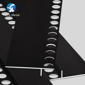 Battiscopa in Alluminio <span class=keywords><strong>Nero</strong></span> Lucido 18mm, Protezioni per Bordi Murali in Metallo per <span class=keywords><strong>Cucina</strong></span>, Vendita Calda 2026 - Product Image 5