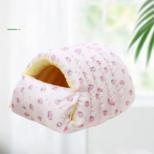 USMILEPET Gestreiftes Faltbares Modernes Arktisches <span class=keywords><strong>Fleece</strong></span> Tragbares Haustierbett für Katzen & Hunde Maschinenwaschbar Geschlossenes Design - Product Image 3