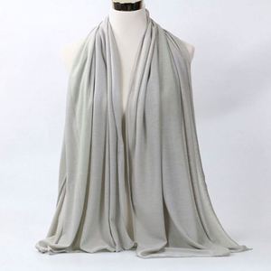 Good Quality Wraps Soft Shawls Chiffon Scarves Hijabs Fashion Muslim Scarf <b>Hijab</b> Large Size Plain Women - Product Image 4