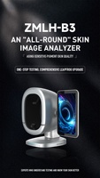 Analyseur de peau intelligent Moji B3 pour le commerce transfrontalier, détecteur à huit spectres, analyse faciale, testeur de cuir chevelu