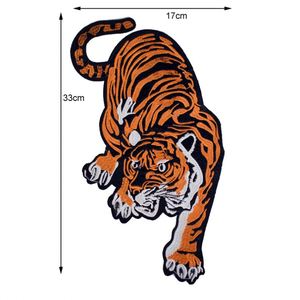 Patch brodé personnalisé avec logo, motif tigre, grande taille, pour motard - Product Image 2