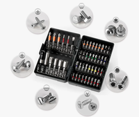 48 embouts de tournevis multifonctionnels de 1/4 pouce, accessoires pour tournevis électrique et clé, accessoires d'entretien professionnels