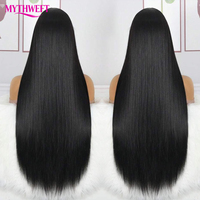 Perruques frontales en dentelle HD sans colle 13x6 en gros, cheveux humains 100% alignés sur les cuticules, origine vietnamienne et indienne, perruque frontale en dentelle
