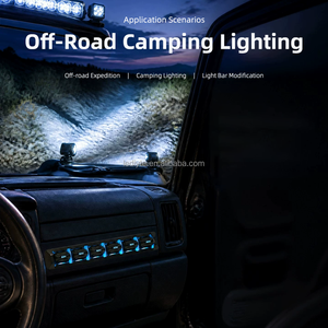 LEDIYTE 6-Gang Center Console Toggle Switch Panel Offroad Expedition Camping Light Modified <strong>Control</strong> Switch Panel - Product Image 4