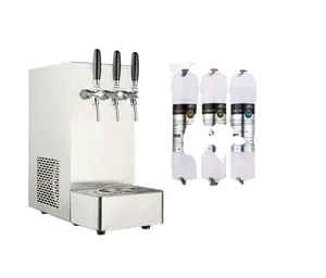 Stainless Steel Housing Co2 Soda Sparkling Wine Carbonate Soft Drink Production Plant Filling Bottling Machine