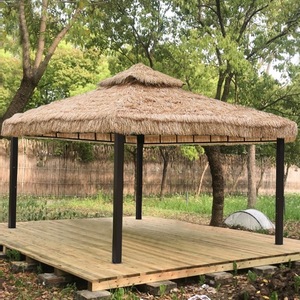 Parasols et Ombrelles <span class=keywords><strong>d</strong></span>'extérieur toutes saisons, Tente amovible à double toit en chaume pour camping, villa, jardin, pavillon, cour et hôtel - Product Image 5