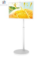 Afficheur numérique intelligent Bolan de 32 pouces, écran tactile 10 points, système d'exploitation Android, point d'accès Wi-Fi intégré, CMS intégré, portable pour une utilisation en intérieur/extérieur