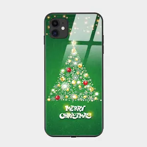 חג המולד מותאם אישית הדפסת Led אור זוהר פלאש טלפון מקרה עבור סמסונג עבור iPhone עבור Huawei עבור Oneplus לxiaomi עבור oppo