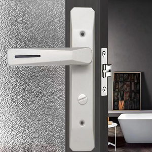 Juego de Cerraduras para Puertas de Baño y Aseos de Aluminio, Control Táctil, Diseño Moderno, Fácil Instalación, Sin Llave, Tamaño de 110 mm, para Uso en Hoteles y Villas - Product Image 1