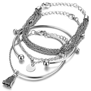 Binshuo cổ điển đa lớp pha lê trái tim đào mở quyến rũ <span class=keywords><strong>Bangle</strong></span> thiết lập trái tim khóa phím mũi tên quyến rũ Vòng đeo tay <span class=keywords><strong>Bangle</strong></span> - Product Image 4
