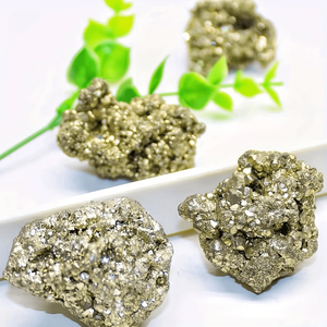 Vente chaude de pierres semi-précieuses de qualité A, fabrication transfrontalière, vente en gros, artisanat en pierre naturelle, pyrite et chalcopyrite brutes - Product Image 4