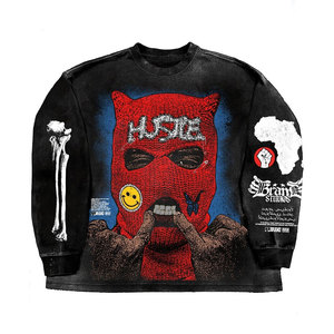 Sudadera de Hombre de Alta Moda, Ligera, con Estampado Moderno, de Manga Larga, con Etiqueta Privada - Product Image 2