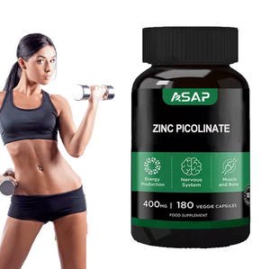 Cápsula de picolinato de zinc Suplementos de grado alimenticio Cápsulas de picolinato de zinc a granel de etiqueta privada - Product Image 1