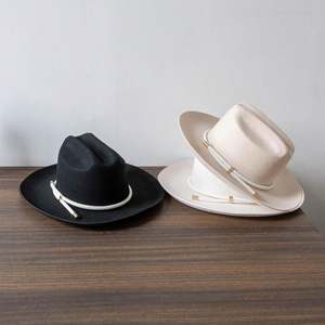 Sombrero Fedora Clásico Vintage 100% Lana Personalizado al por Mayor para Uso Casual, Fiestas y Viajes Unisex - Product Image 2