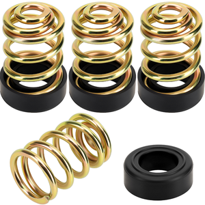 Ressort de compression en acier <span class=keywords><strong>et</strong></span> <span class=keywords><strong>cuivre</strong></span> personnalisé, extrémités fermées, usage industriel, applications automobiles/moto, <span class=keywords><strong>suspension</strong></span> - Product Image 1