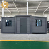 Maison conteneur pliable et extensible pour usage résidentiel et bureaux préfabriqués, 20 pieds et 40 pieds, à vendre, construction rapide, modulaire
