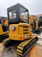 Mini 3.5ton utilisé CAT 303.5 d'excavatrice de chenille en caoutchouc de machines japonaises d'origine Mini CAT 303.5 d'excavatrice durable