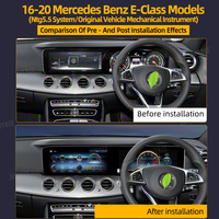 Autoradio Android double écran Carplay pour Mercedes Classe E W212 E200 E230 E260 E300 S212 2010-202021 NTG4.5 NTG5.0 Lecteur multimédia