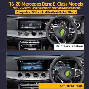 Autoradio Android double écran Carplay pour Mercedes Classe E W212 E200 E230 E260 E300 S212 2010-202021 NTG4.5 NTG5.0 Lecteur multimédia - Product Image 2