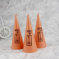Manchons en papier personnalisés pour cornets de glace, supports d'emballage jetables pour cornets gaufres