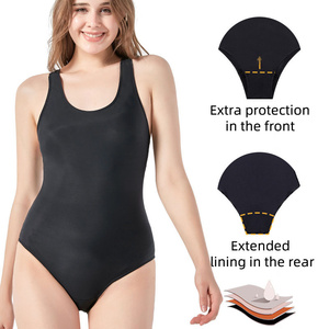 <span class=keywords><strong>Maillot</strong></span> de bain menstruel une pièce personnalisé 4 couches anti-fuite <span class=keywords><strong>pour</strong></span> femme avec doublure étendue, <span class=keywords><strong>maillot</strong></span> de bain sportif – Fabricant - Product Image 1