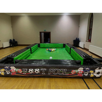 Jeu sportif gonflable, table de billard gonflable, arène de snookball, terrain de football, billard, jeux de snooker gonflables