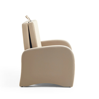 Sofá Cama Individual Convertible, Plegable y Extensible, Hecho de Cuero de Grado Médico, Apto para Hospitales