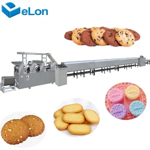 Good quality automatic china made stainless steel cracker biscuit cookie processing line moulding machine