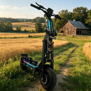 Trottinette électrique pliable pour adulte G14 72V 10000W 35Ah 50-63Miles avec démarrage NFC et lumière RGB, livraison gratuite depuis les États-Unis, roues de 13 pouces - Product Image 1