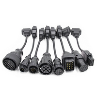 Câble de diagnostic multi-OBD J1939 robuste avec connecteurs 7, 12, 14, 20, 30 et 37 broches pour camions