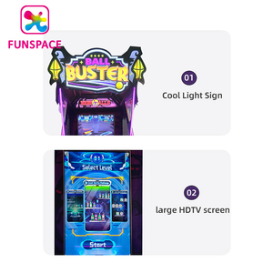 2024 nouvelle Arcade à jetons lanceur enfants balle buster tir vidéo lancer balle simulateur compétence tirer balle Machine de jeu - Product Image 2