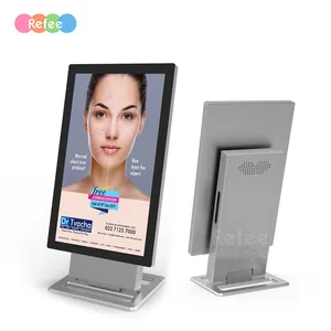 Refee Small Size Desk Advertising Player Rotating Touch Restaurant Digital Menu Hotel Display Hospital Reception Display