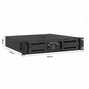 Bộ khuếch đại âm thanh 2 kênh chuyên nghiệp công suất đầu ra 6000W Class D hoàn hảo cho những người đam mê Hi-Fi với hệ thống bảo vệ an toàn - Product Image 6