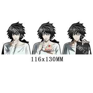 3D Anime Death Note <span class=keywords><strong>L</strong></span> <span class=keywords><strong>Ryuk</strong></span> 3D dégradé Illusion autocollant dynamique Anime personnage autocollant de voiture - Product Image 3