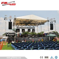 Truss en aluminium Mobile de scène de cercle Portable de haute qualité pour les Concerts de défilé de mode de DJ de mariage plate-forme de podium amovible