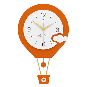 Grand mécanisme d'<span class=keywords><strong>horloge</strong></span> <span class=keywords><strong>murale</strong></span> moderne et minimaliste en métal, décor de chambre à coucher <span class=keywords><strong>pour</strong></span> enfants, ballon en vogue, nouveau design, créatif - Product Image 5