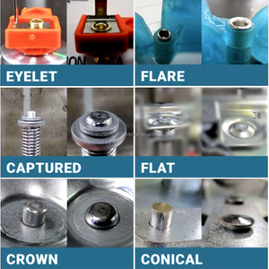 Machine à riveter orbitale hydraulique 14kN 34kN 65kN 2-120mm, machine à riveter radiale rotative pour rivets pleins et fixations - Product Image 5