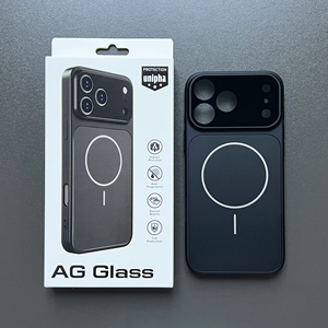 <span class=keywords><strong>Coque</strong></span> de téléphone magnétique en verre AG pour <span class=keywords><strong>iPhone</strong></span> 18 17 16 15 14 <span class=keywords><strong>13</strong></span> <span class=keywords><strong>Pro</strong></span> <span class=keywords><strong>Max</strong></span>, finition mate givrée, protection de luxe antichoc pour objectif - Product Image 3